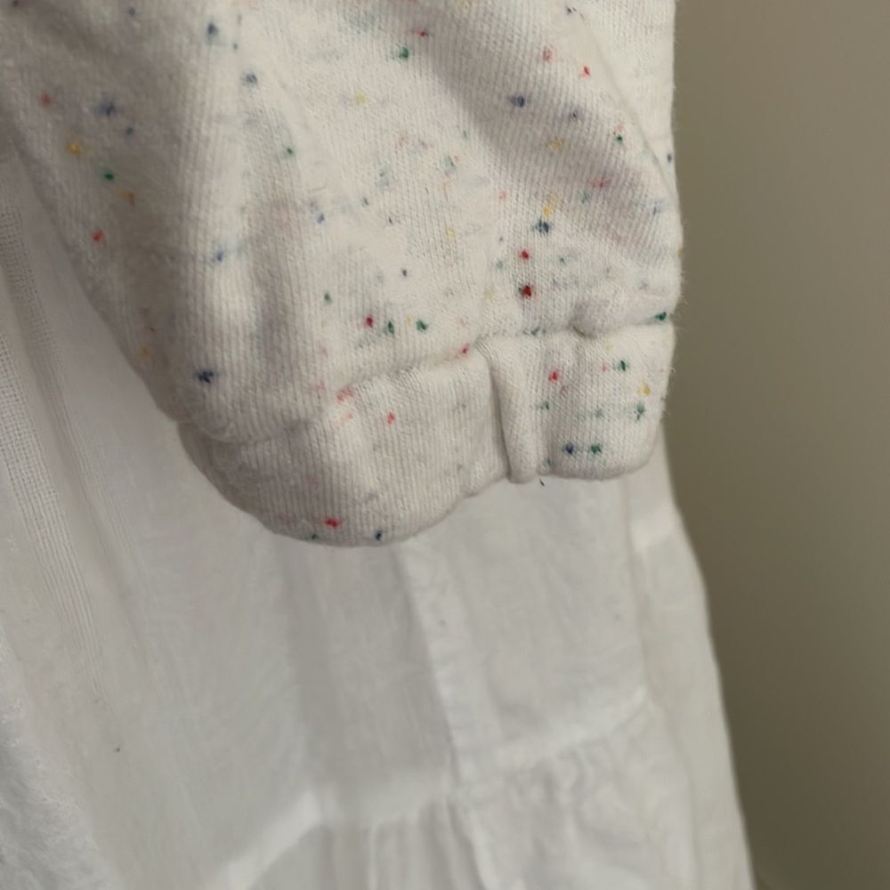 Speckle crop sweatshirt with drawstring waist by Vylette size XS - Picture 6 of 8